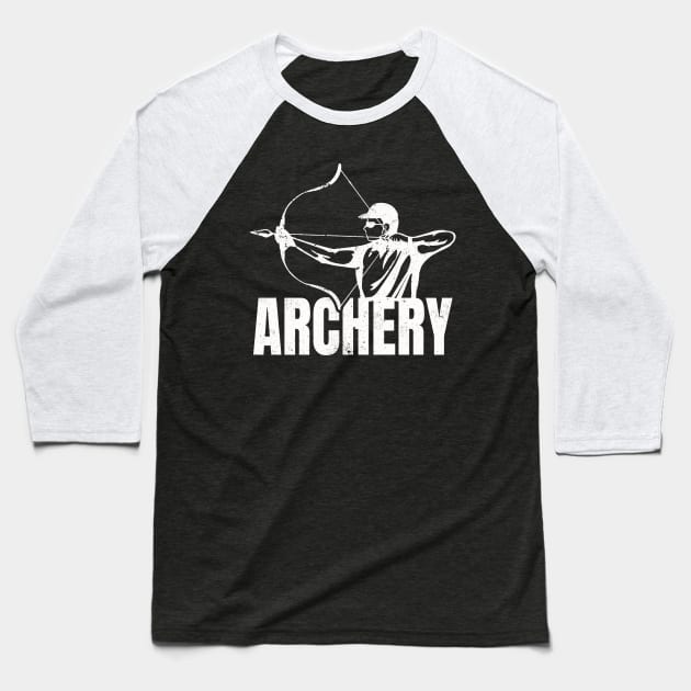Archery Archer Baseball T-Shirt by Foxxy Merch